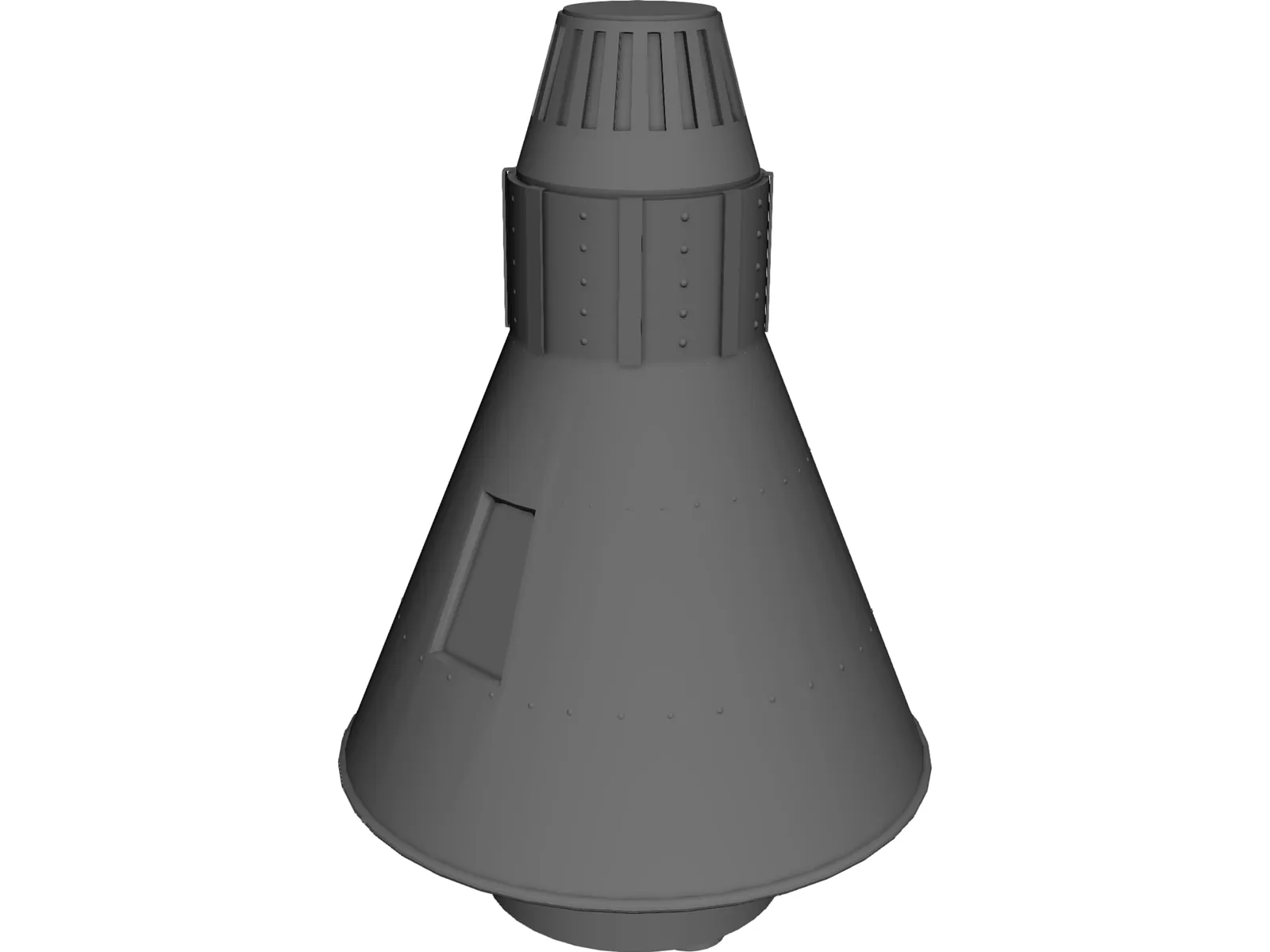 Aurora 7 Spaceship 3D Model main preview