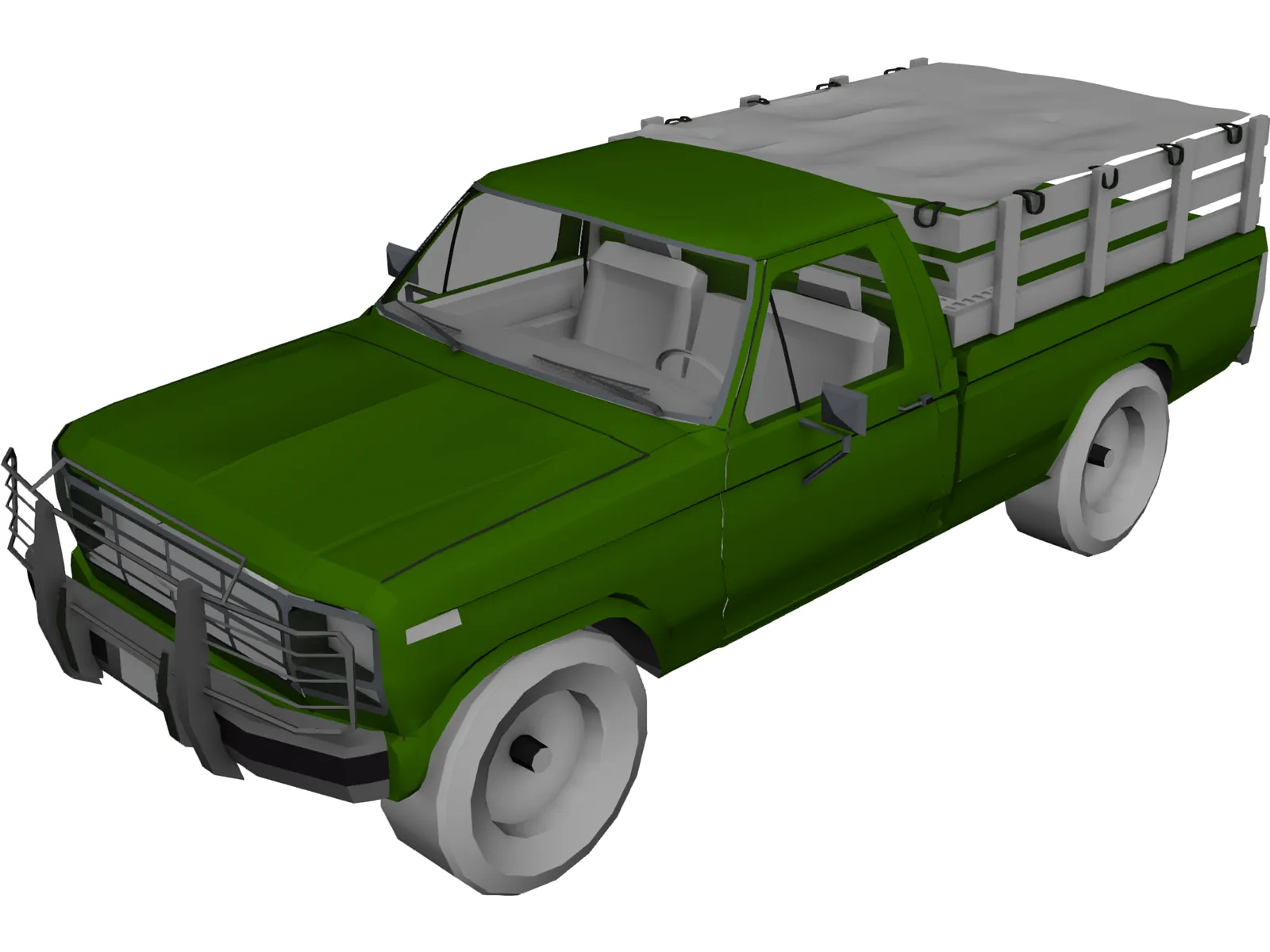 Ford F-100 (1980) 3D Model main preview