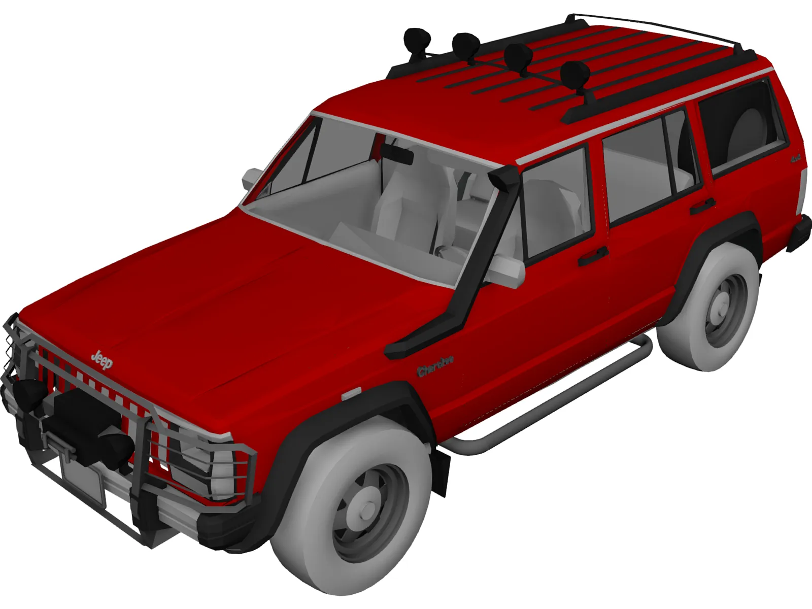 Jeep Grand Cherokee (1985) 3D Model main preview