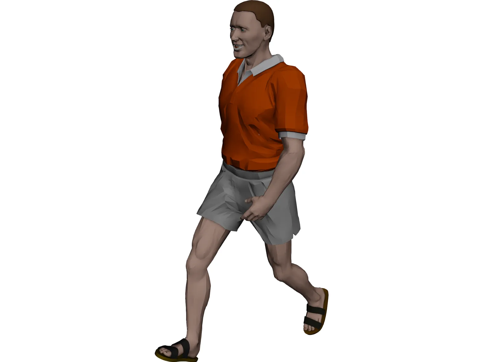 Man 3D Model main preview