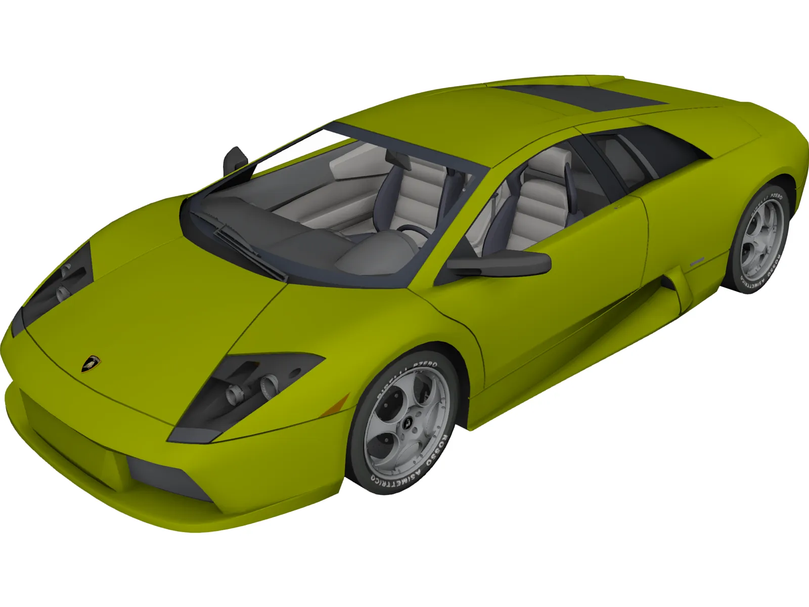 Lamborghini Murcielago 3D Model main preview