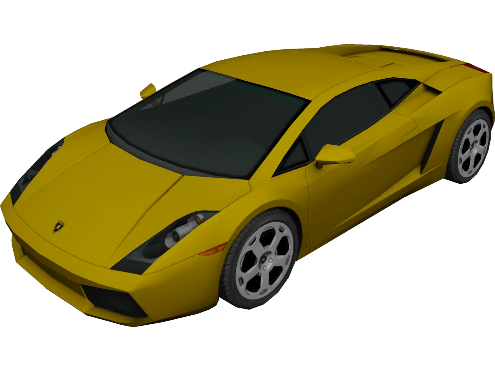 Lamborghini Gallardo 3D Model main preview
