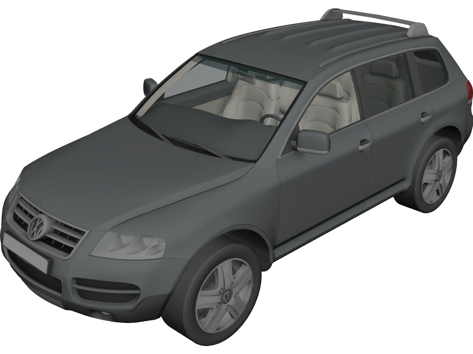 Volkswagen Touareg 3D Model main preview