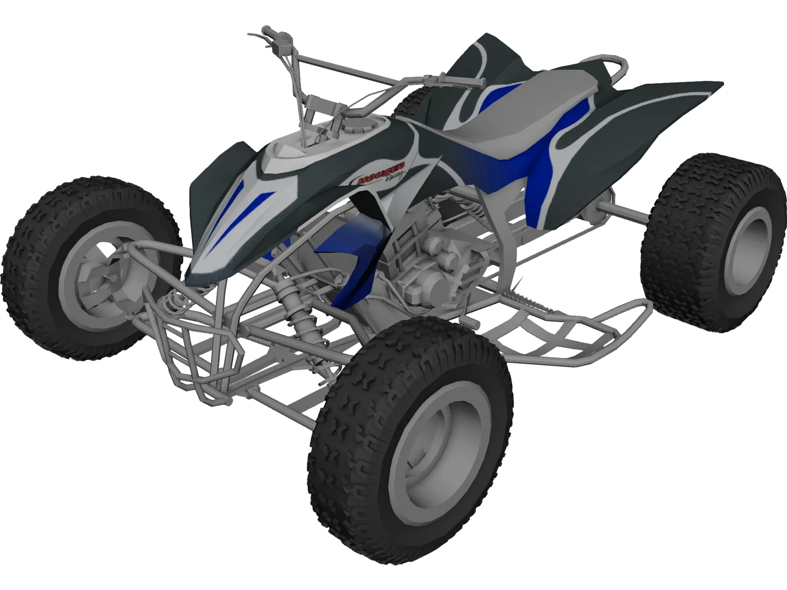 Yamaha YFZ-450 3D Model main preview