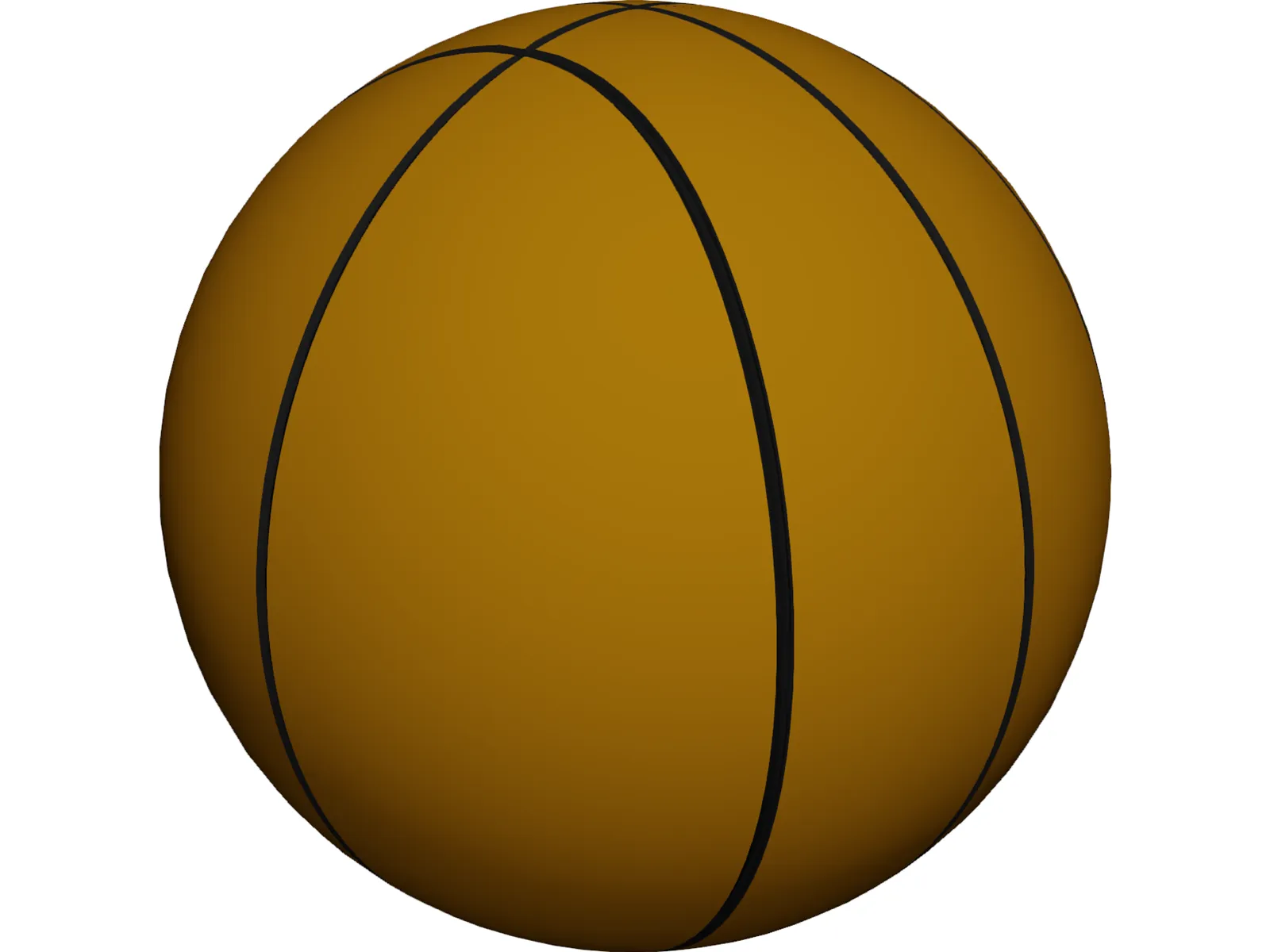 Basketball 3D Model main preview