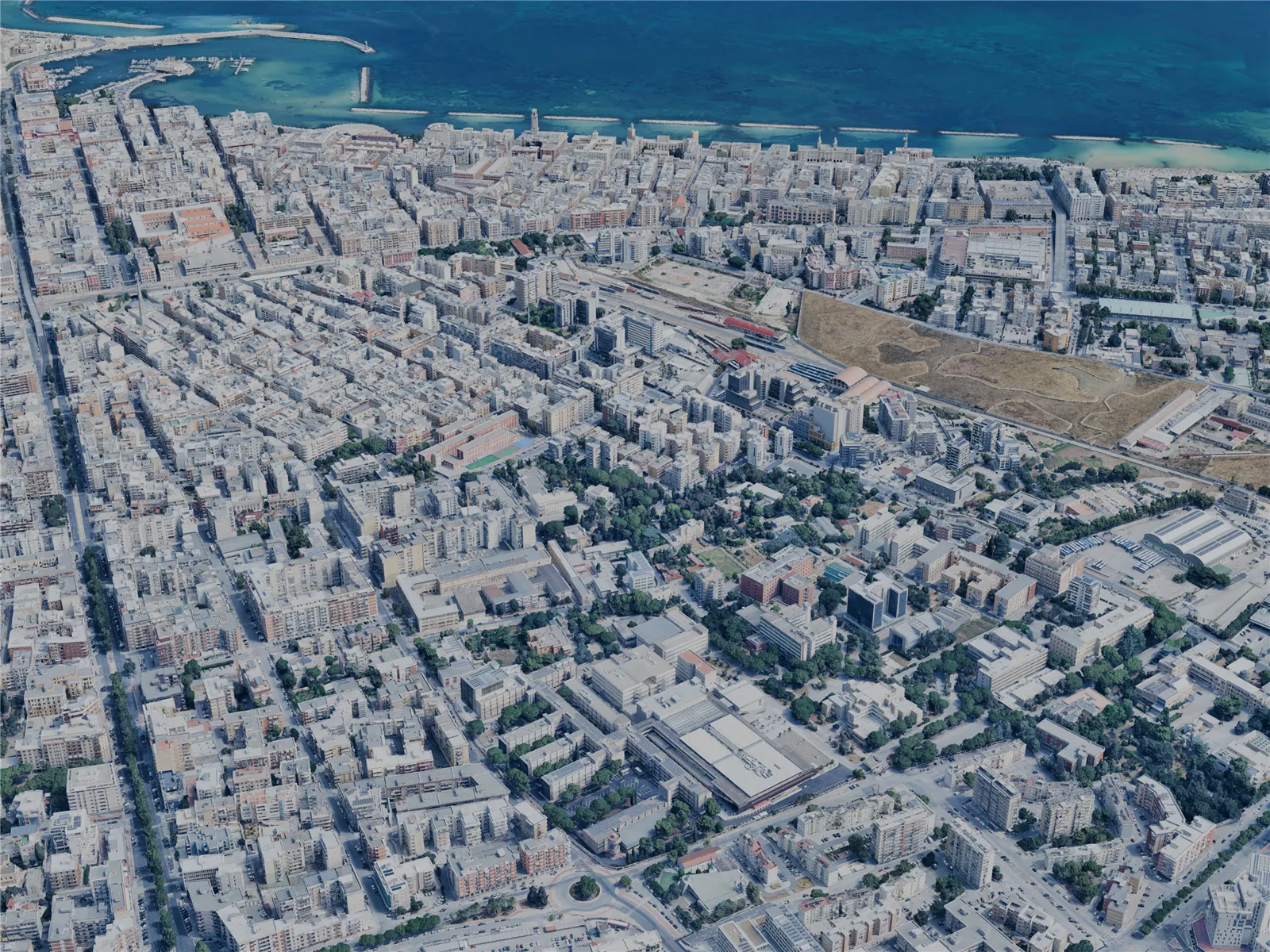 Bari City, Italy (2024) 3D Model main preview