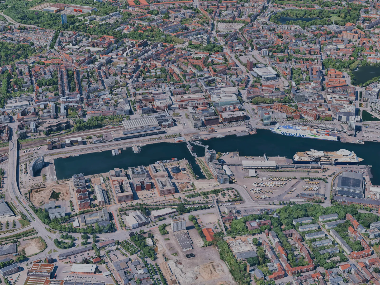 Kiel City, Germany (2024) 3D Model main preview