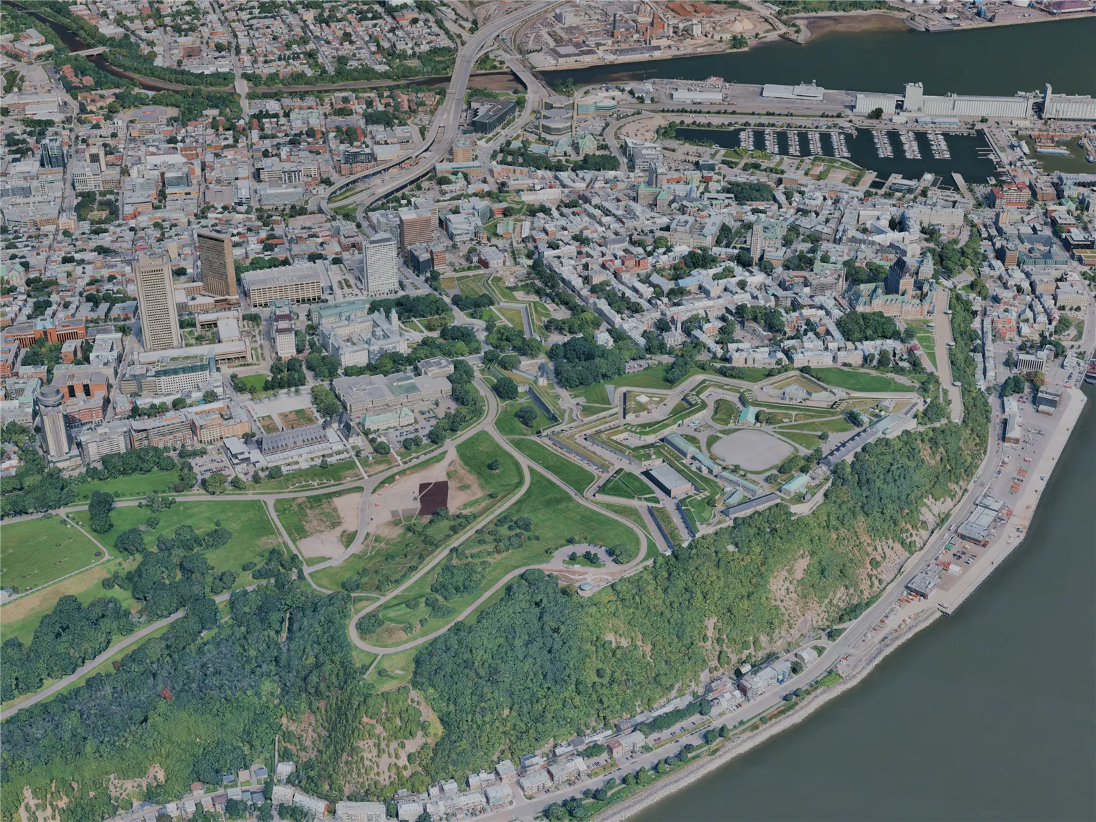 Quebec City, Canada (2024) 3D Model main preview