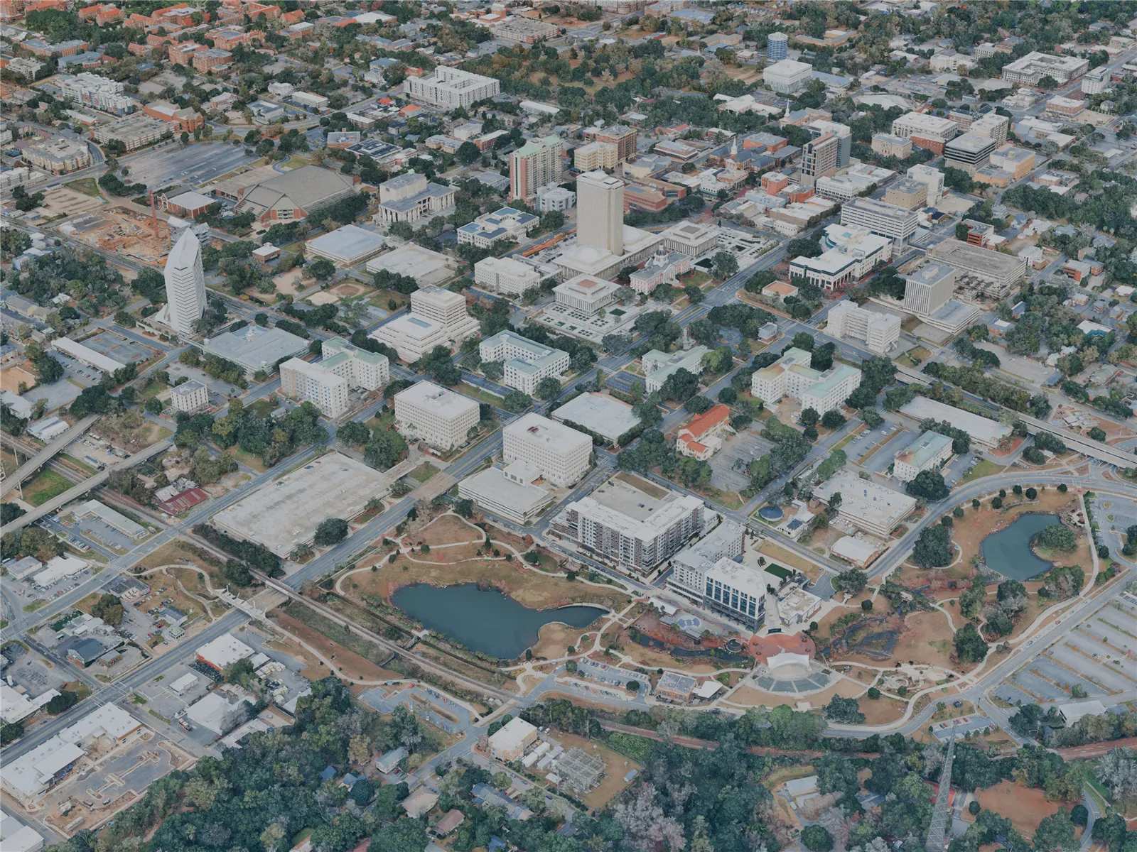 Tallahassee City, FL, USA (2024) 3D Model main preview