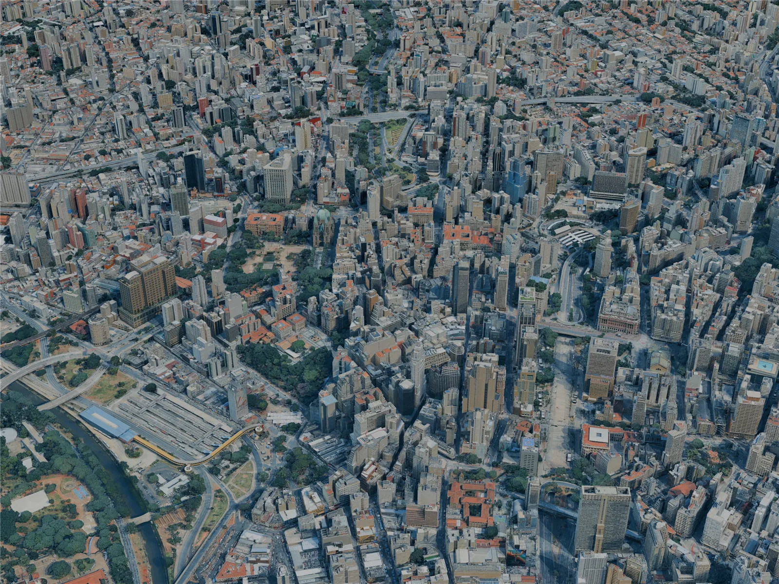 Sao Paulo City, Brazil (2024) 3D Model main preview