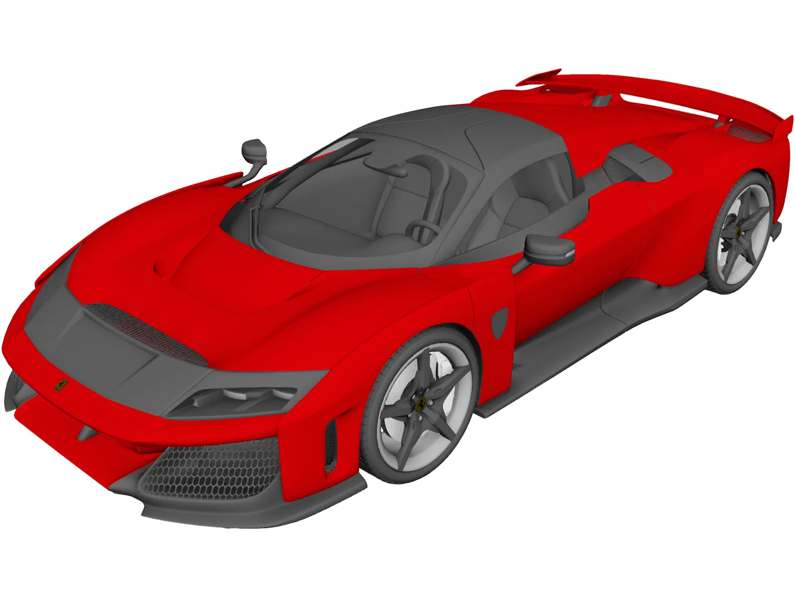 Ferrari F80 (2025) 3D Model main preview