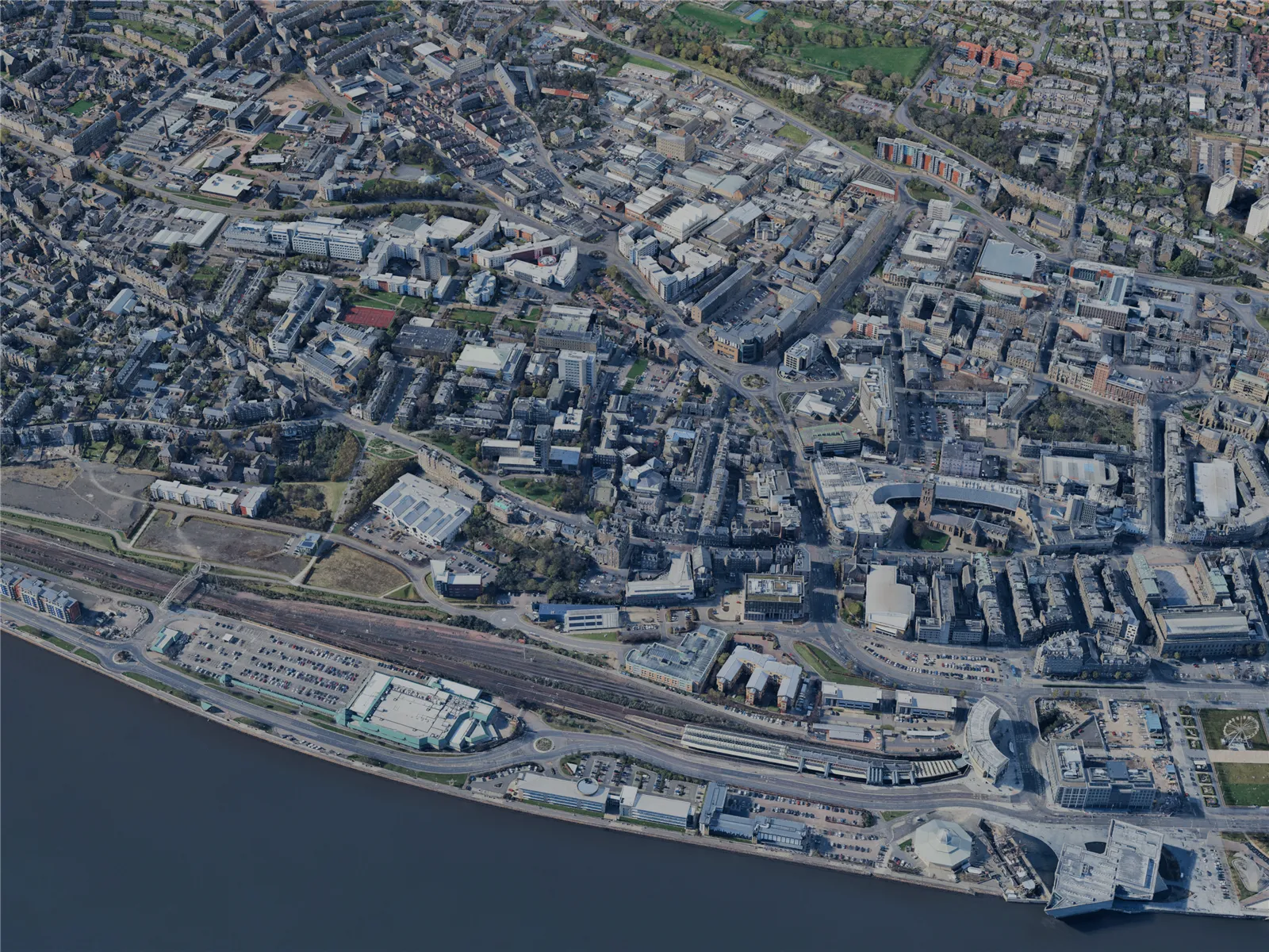 Dundee City, UK (2025) 3D Model main preview
