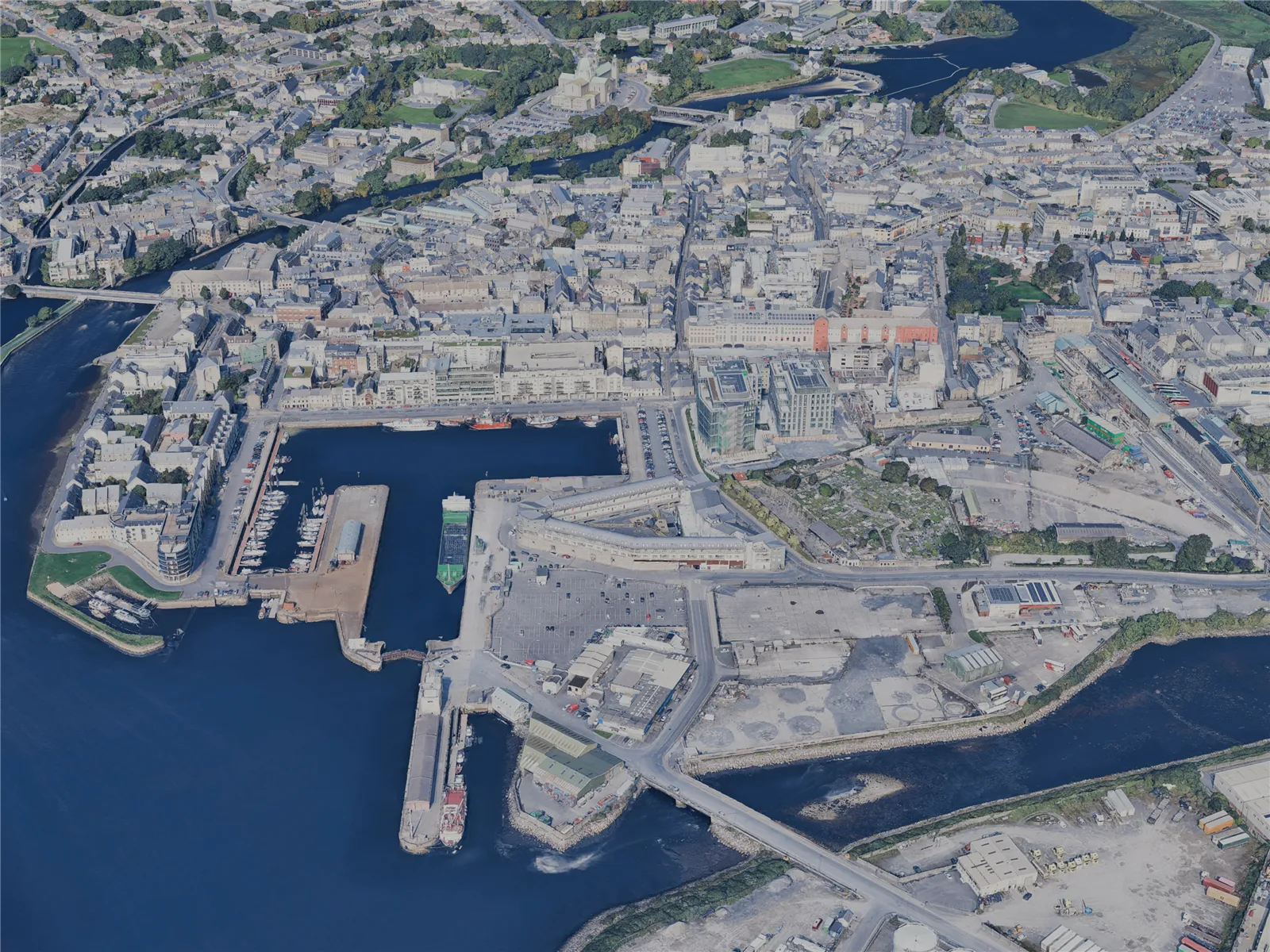 Galway City, Ireland (2024) 3D Model main preview