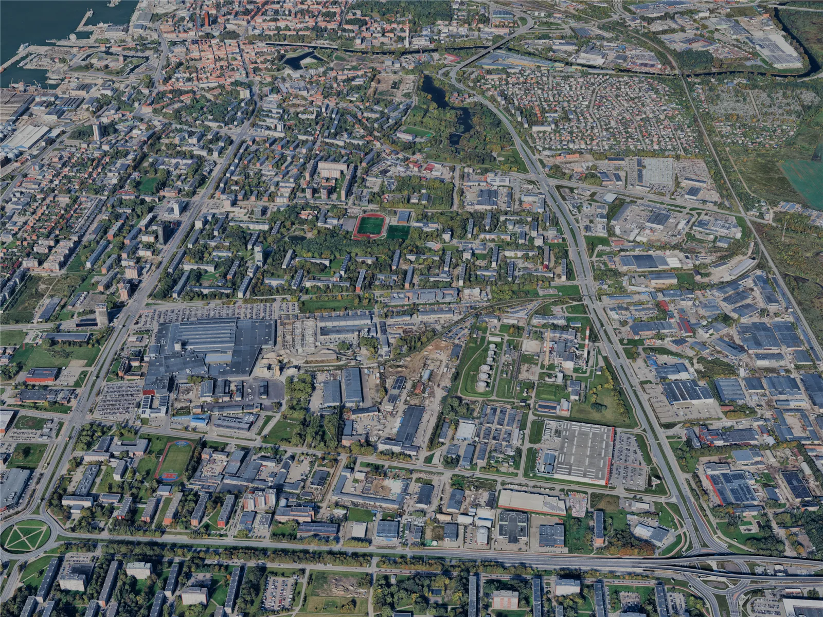 Klaipeda City, Lithuania (2024) 3D Model main preview