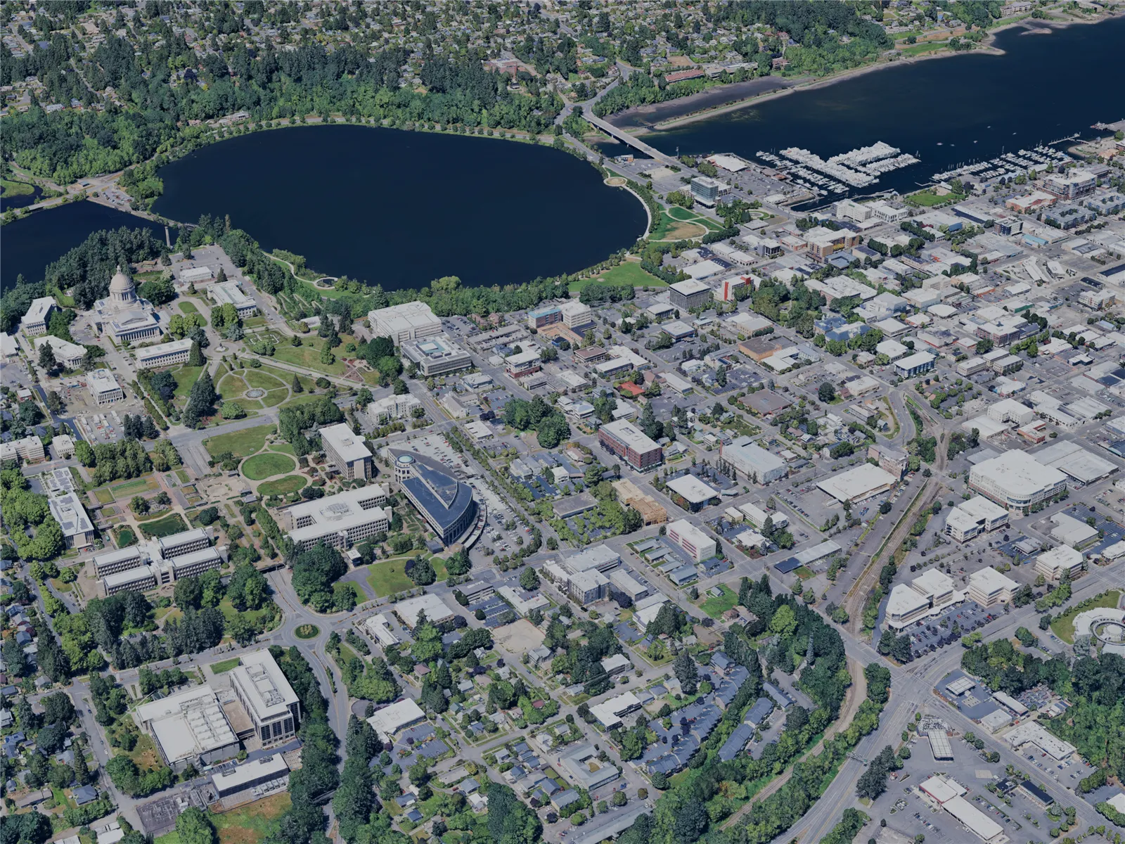 Olympia City, WA, USA (2024) 3D Model main preview