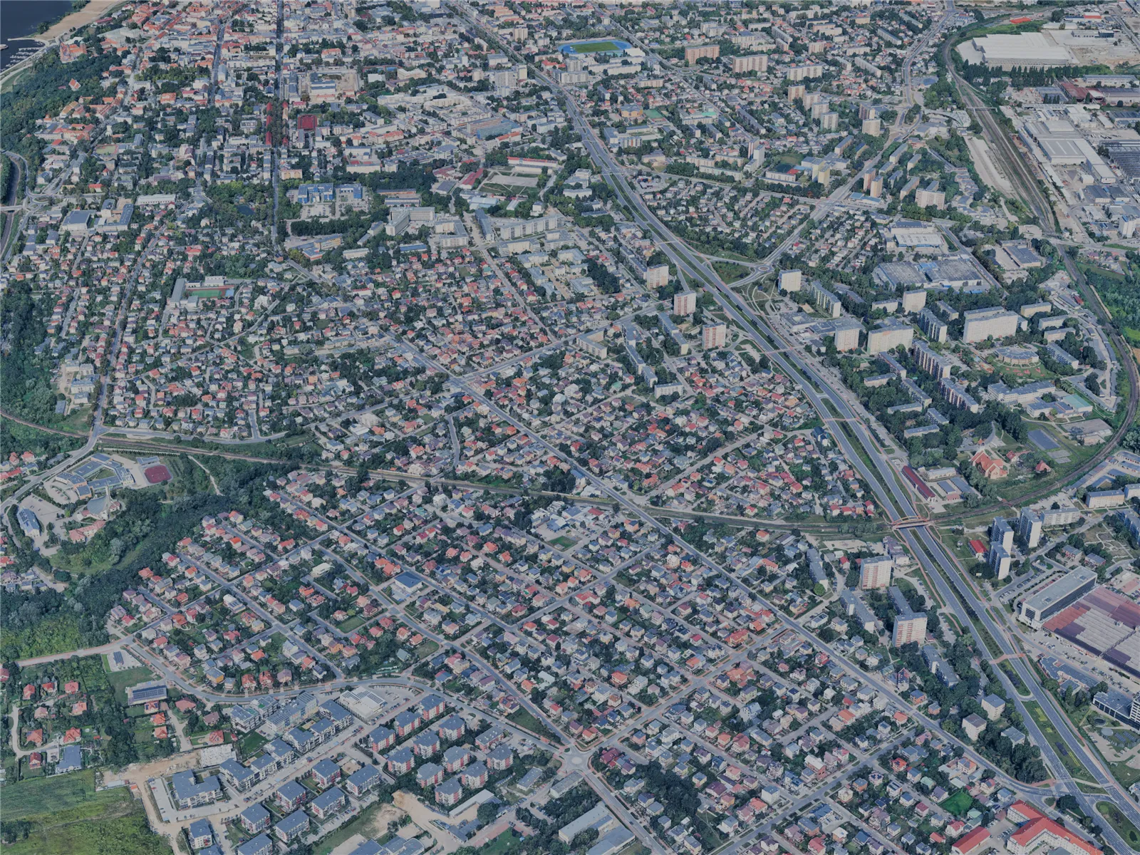 Plock City, Poland (2024) 3D Model main preview