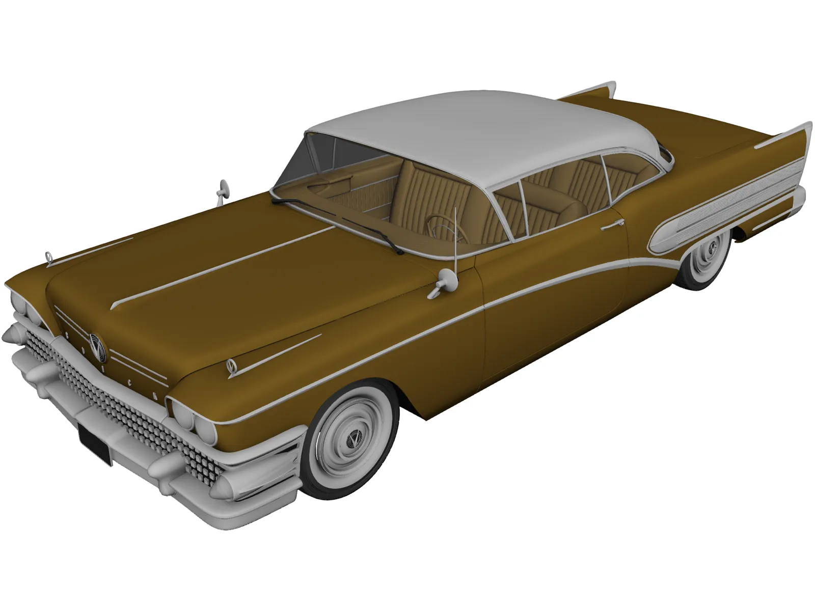 Buick Riviera Special (1958) 3D Model main preview
