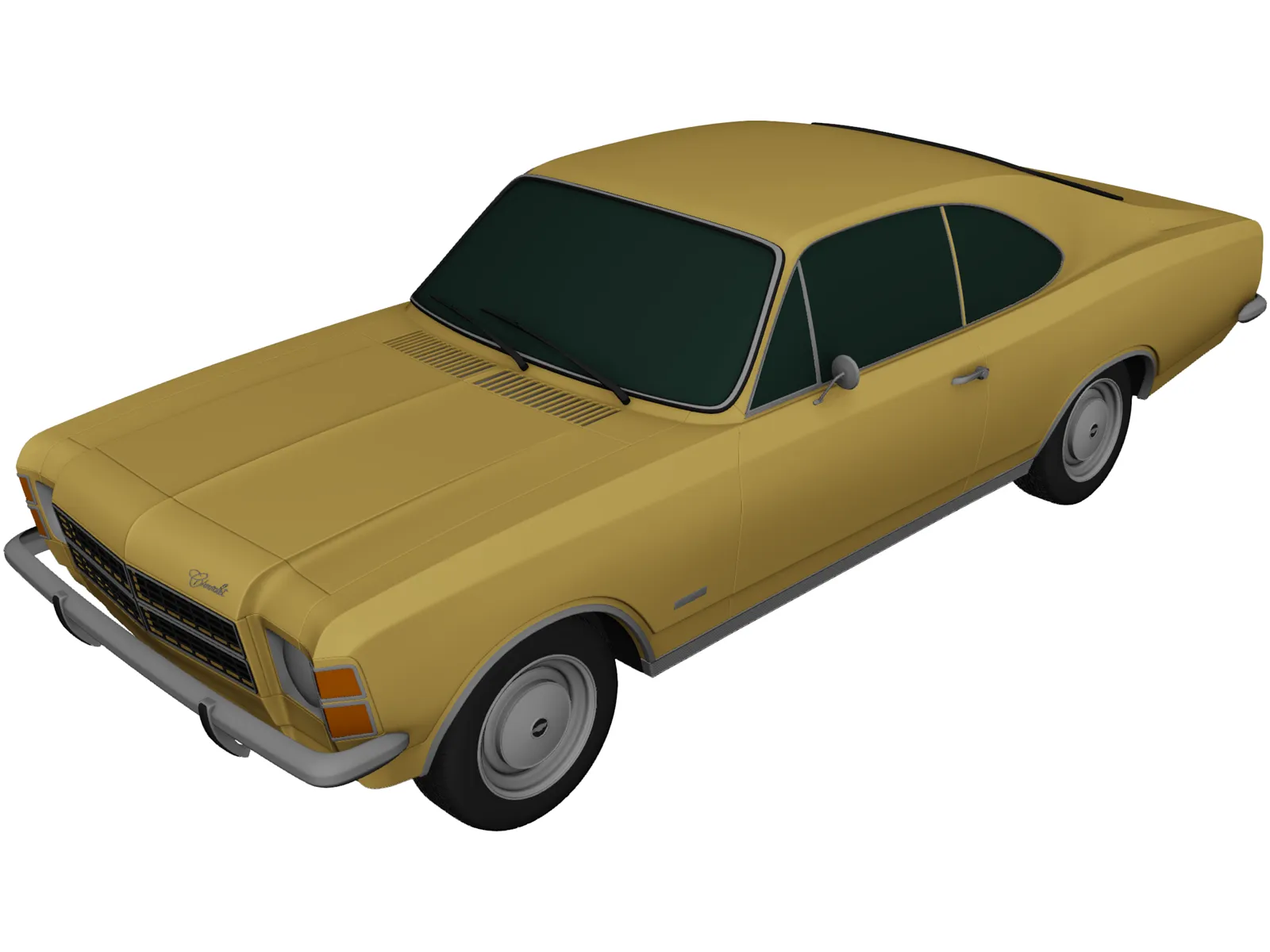 Chevrolet Opala (1978) 3D Model main preview