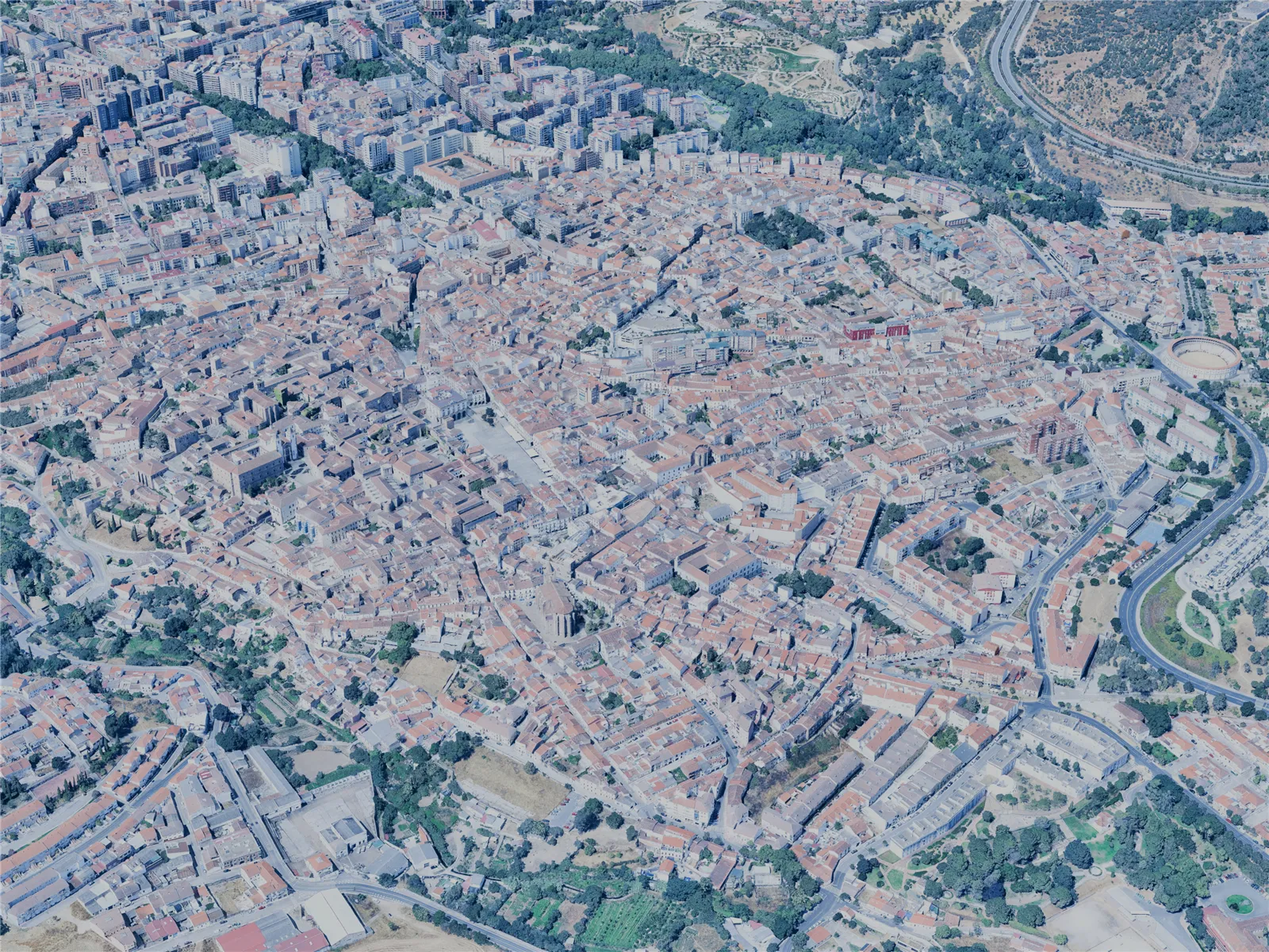 Caceres City, Spain (2025) 3D Model main preview