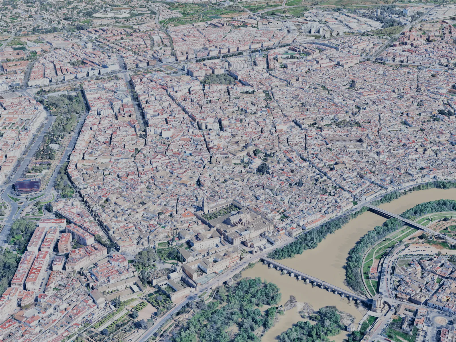 Cordoba City, Spain (2025) 3D Model main preview