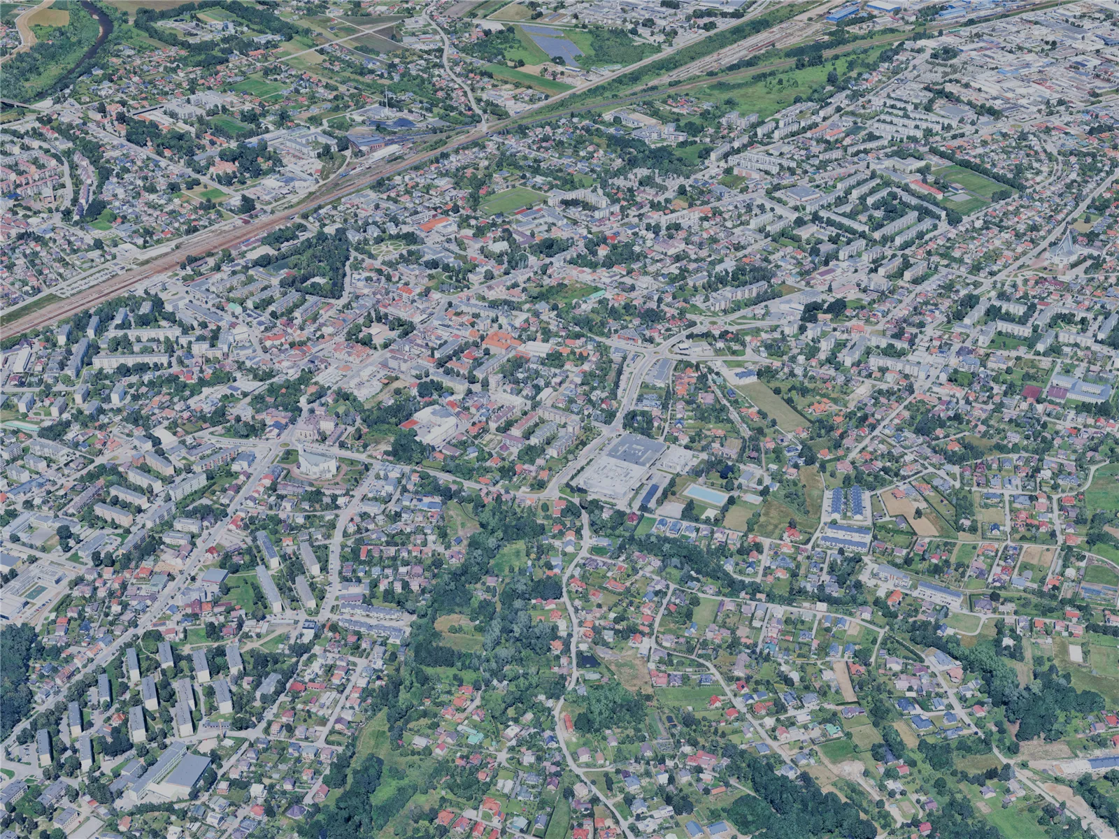 Debica City, Poland (2024) 3D Model main preview