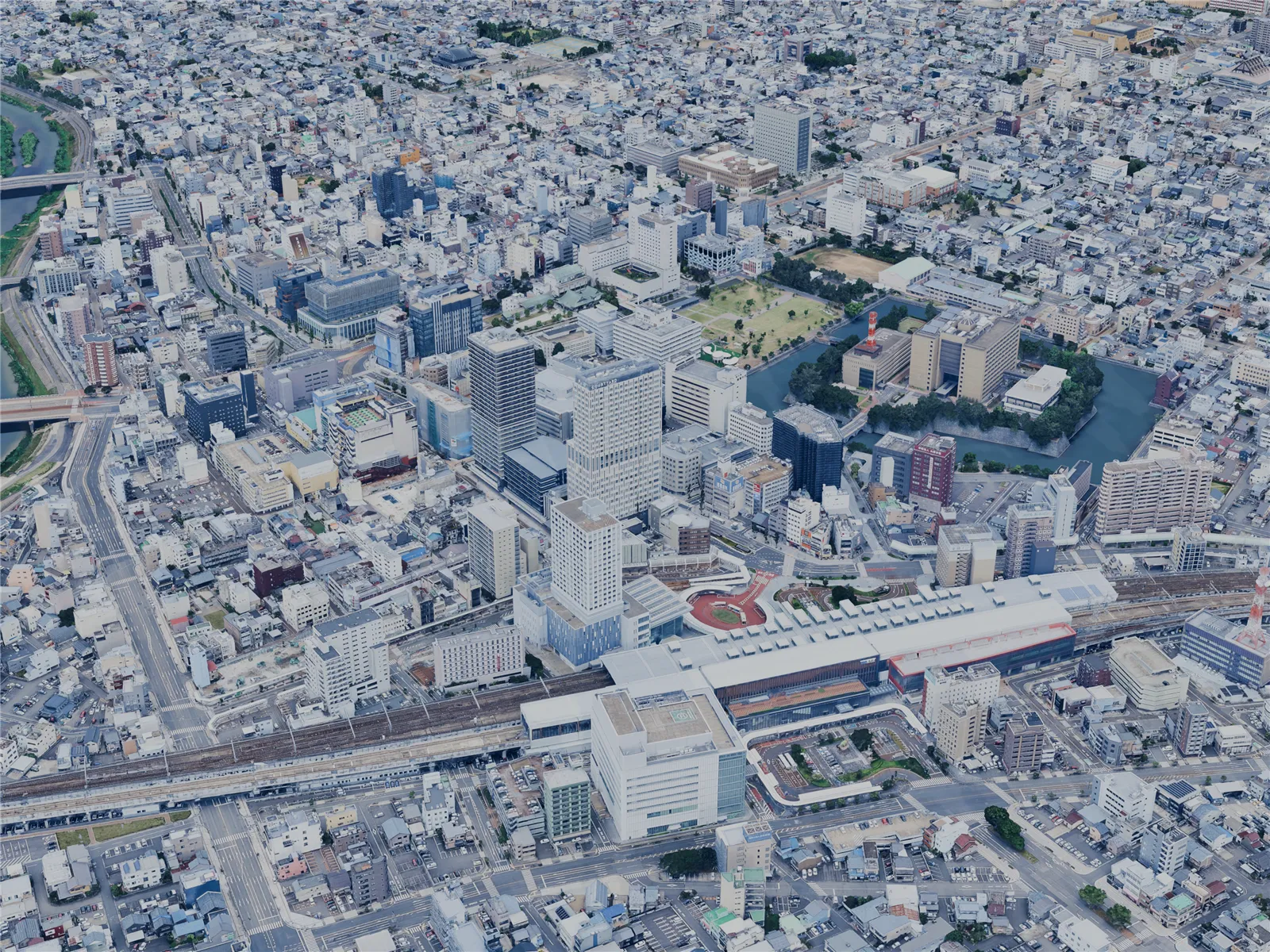 Fukui City, Japan (2025) 3D Model main preview