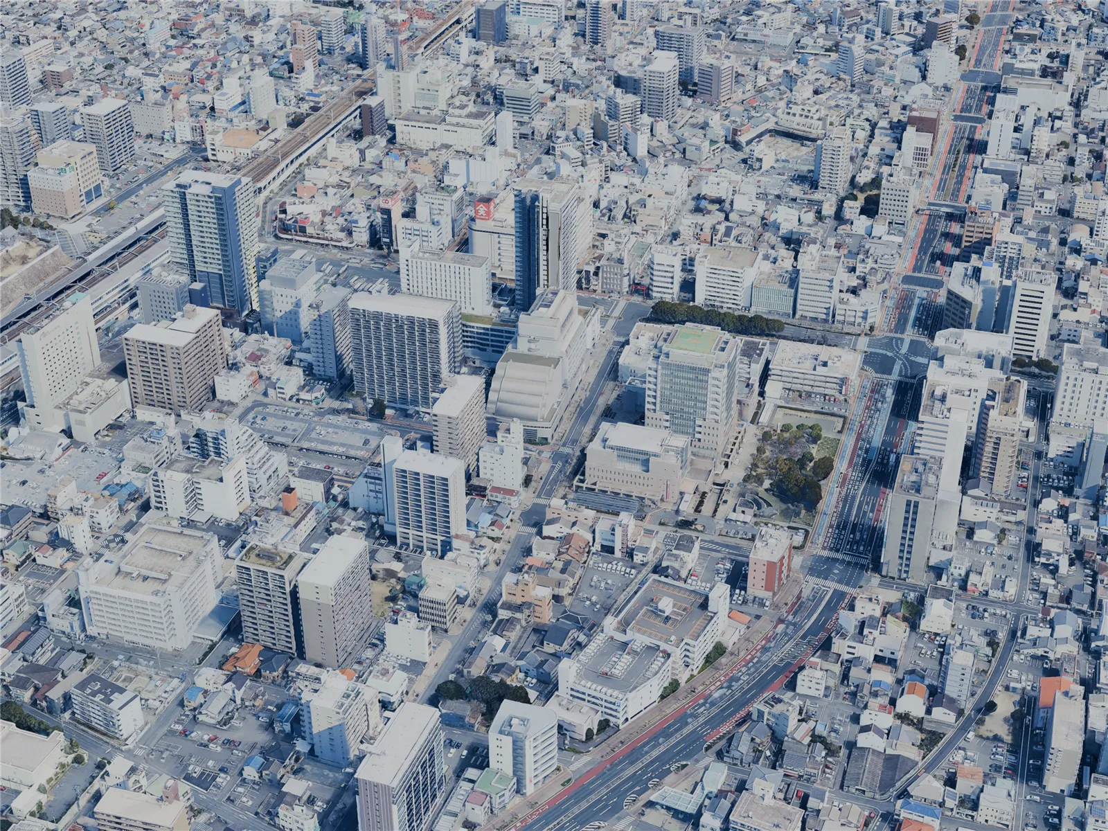 Fukuyama City, Japan (2025) 3D Model main preview