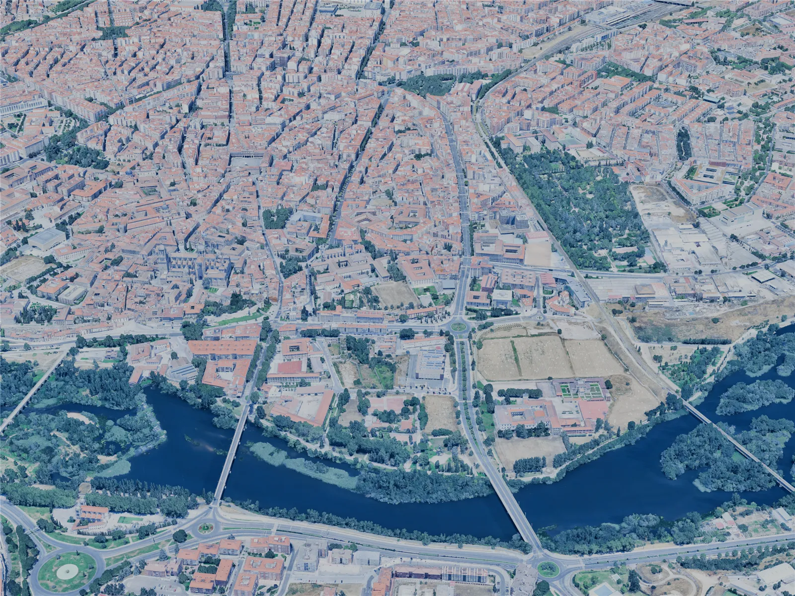 Salamanca City, Spain (2025) 3D Model main preview