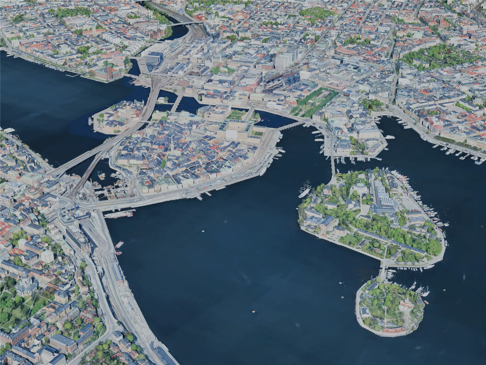 Stockholm City, Sweden (2024) 3D Model main preview