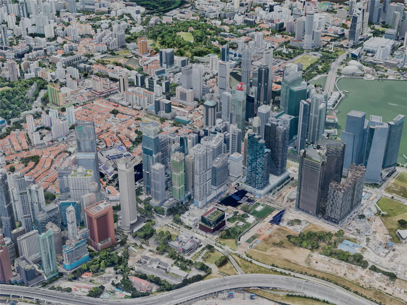 Singapore City, Singapore (2025) 3D Model main preview