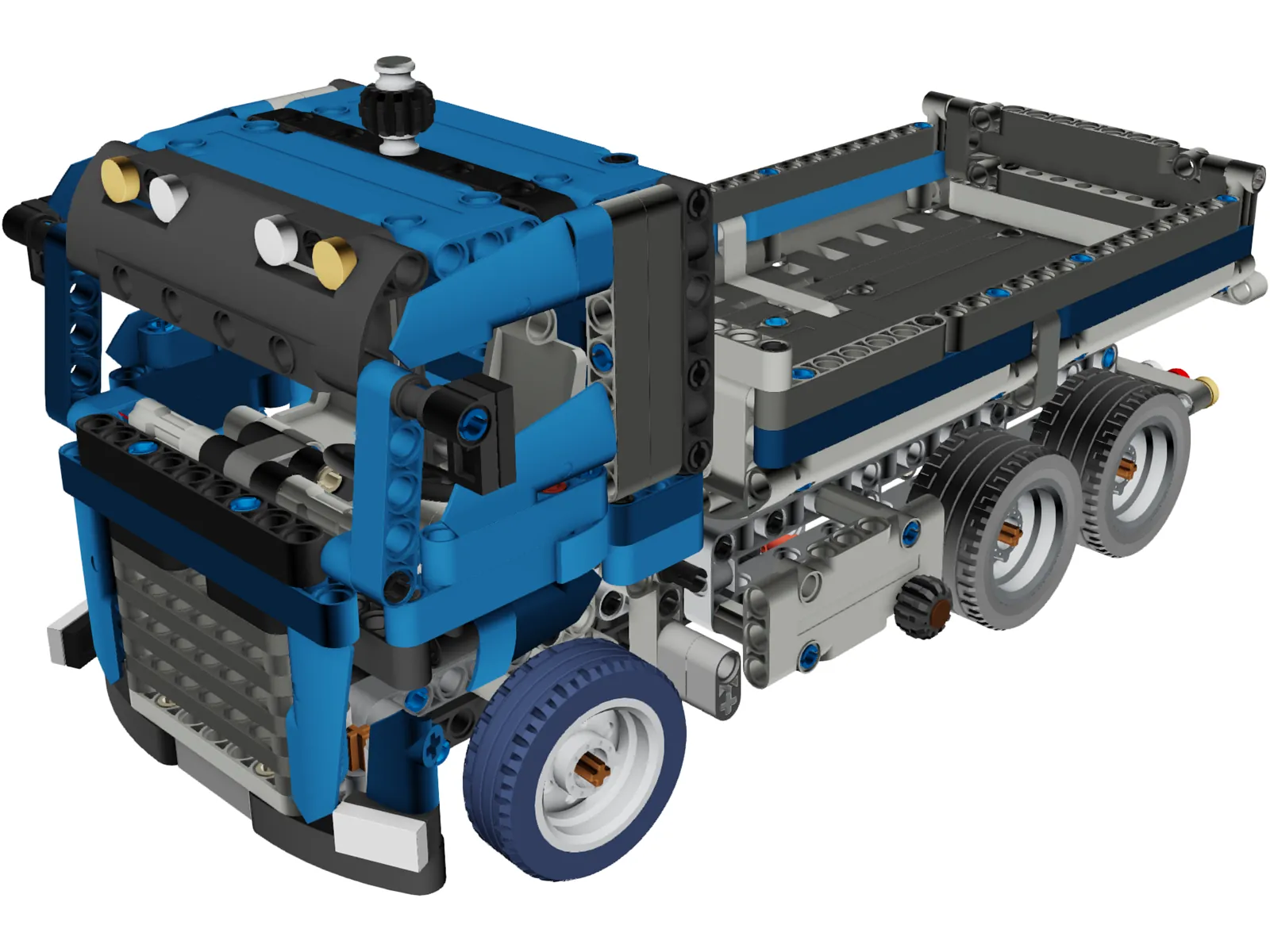 Lego Technic Truck 3D Model main preview