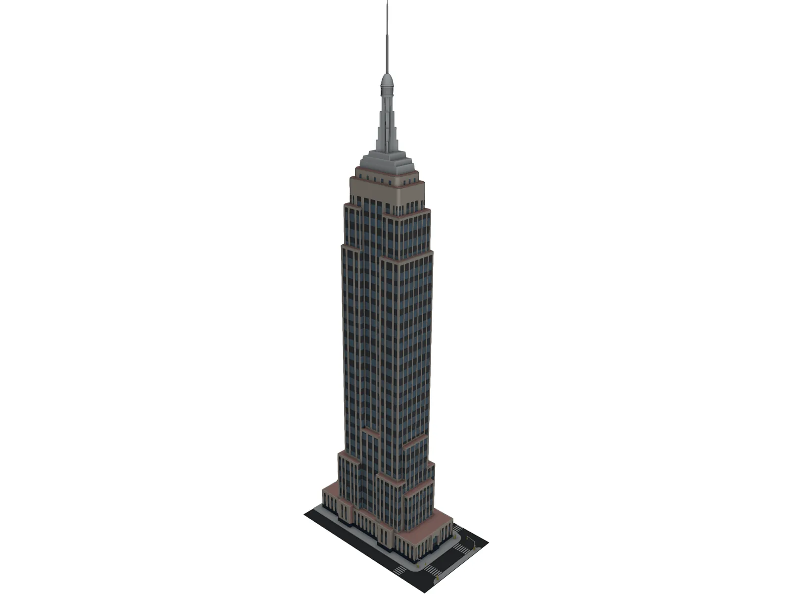 Empire State Building 3D Model main preview