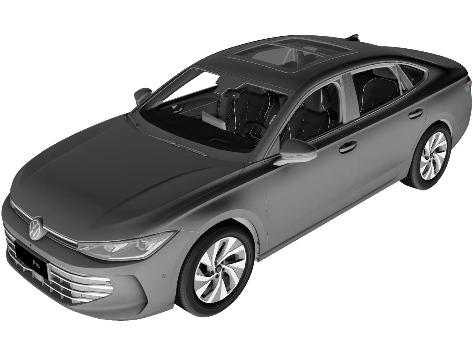 Volkswagen Passat (2025) 3D Model main preview