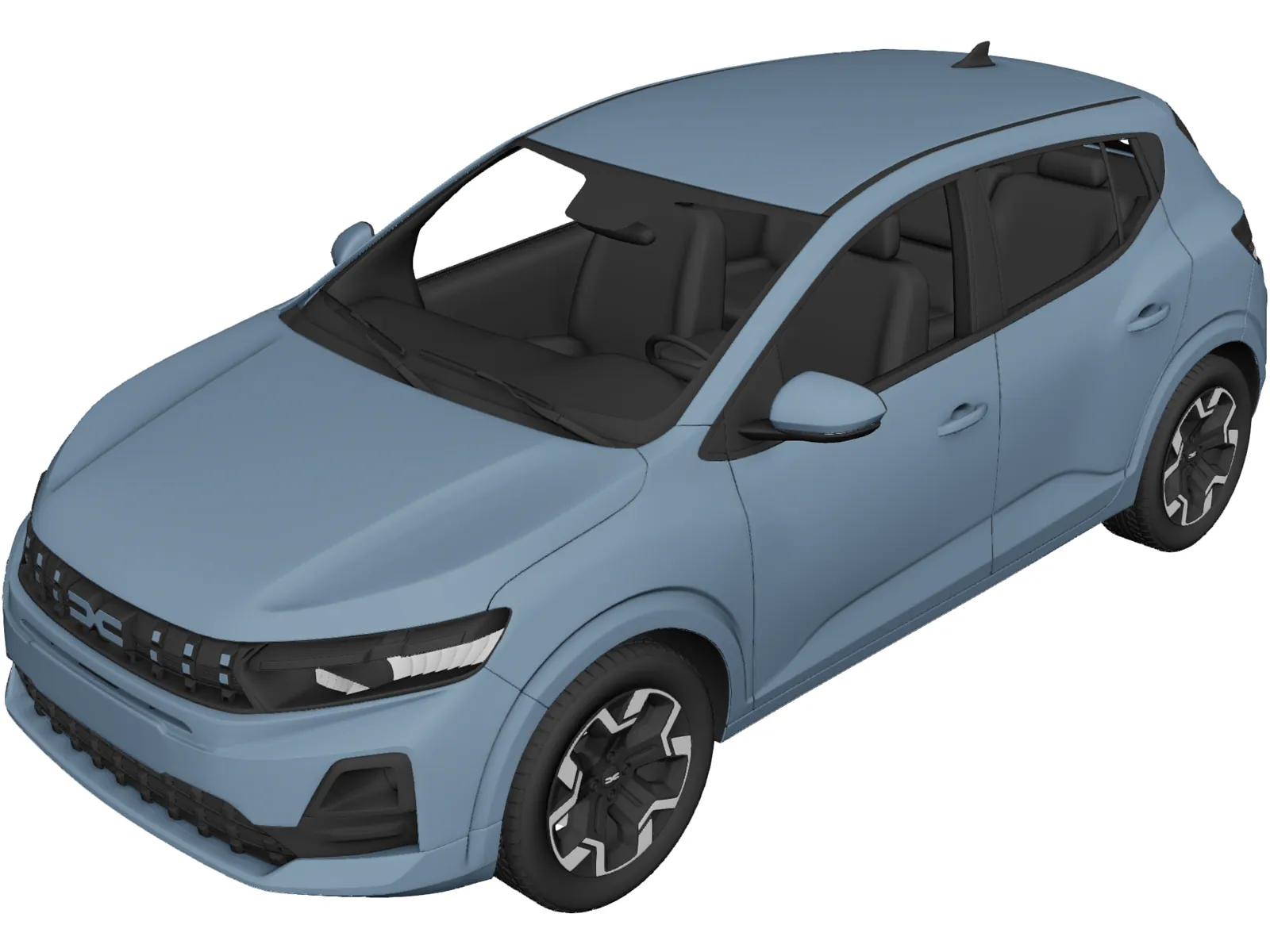 Dacia Sandero (2026) 3D Model main preview