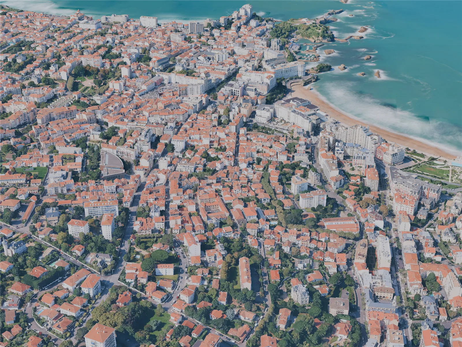 Biarritz City, France (2025) 3D Model main preview