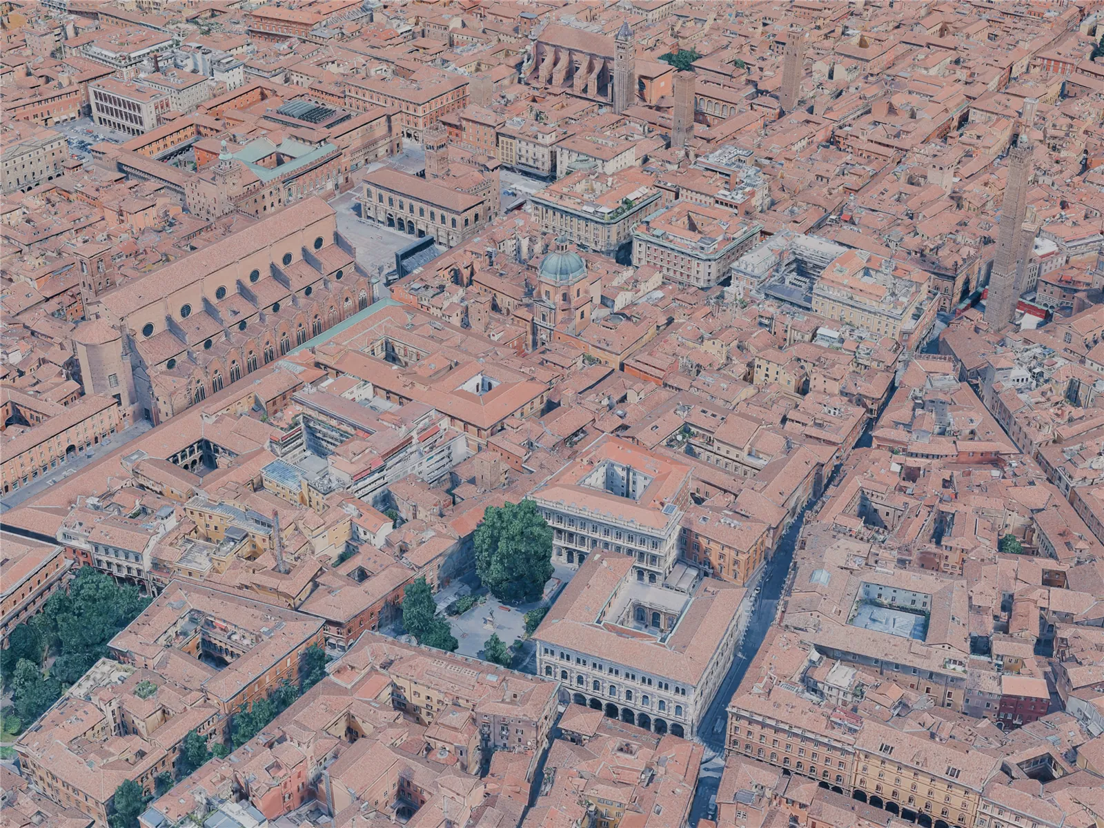 Bologna City, Italy (2025) 3D Model main preview