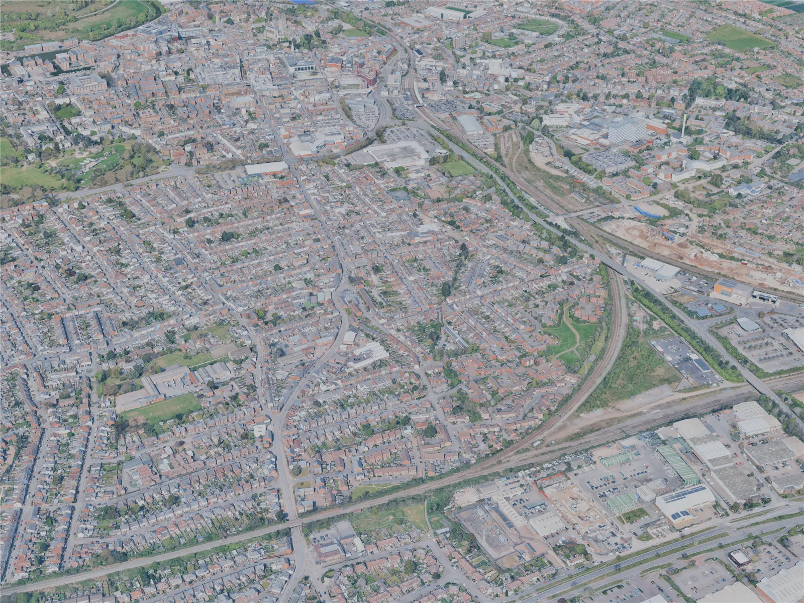 Gloucester City, UK (2025) 3D Model main preview