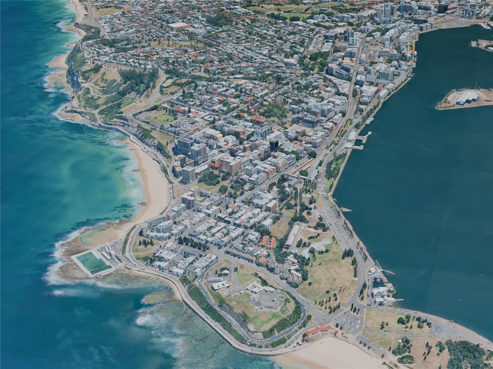 Newcastle City, Australia (2025) 3D Model main preview