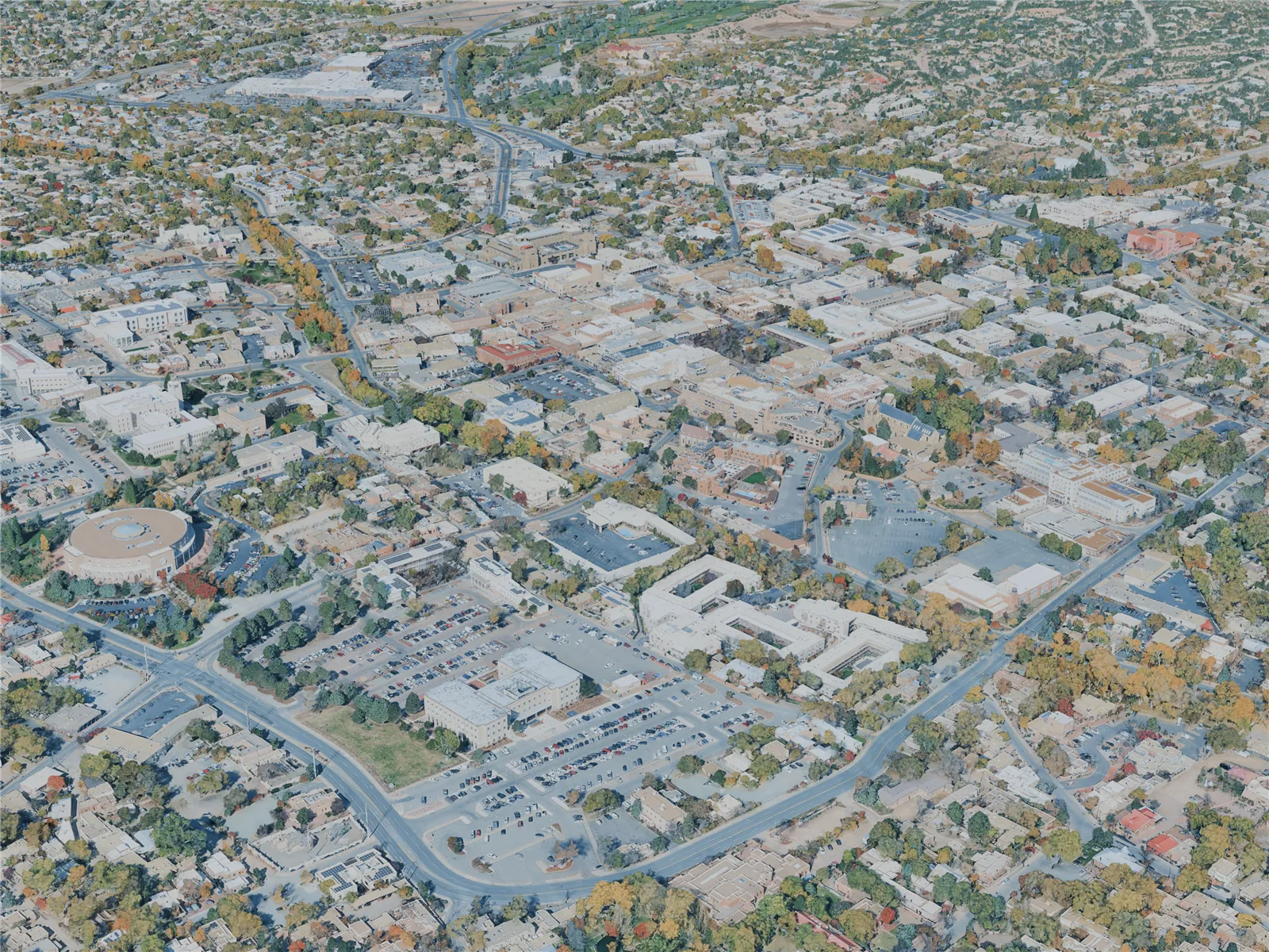 Santa Fe City, USA (2025) 3D Model main preview