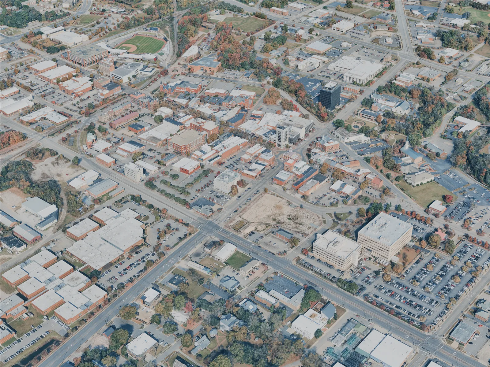 Fayetteville City, USA (2025) 3D Model main preview