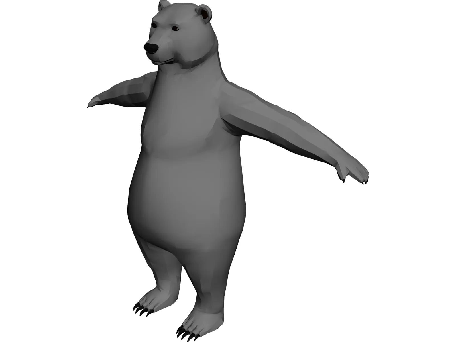 Bear 3D Model main preview