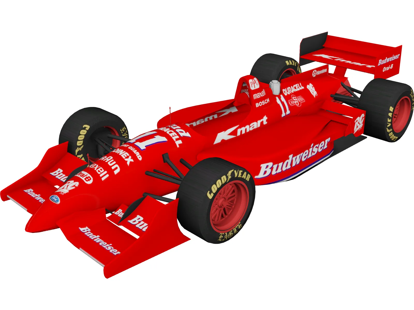 Indycar 3D Model main preview