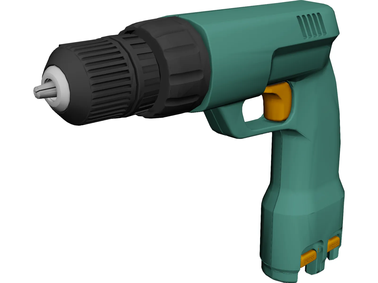 Cordless Drill 3D Model main preview