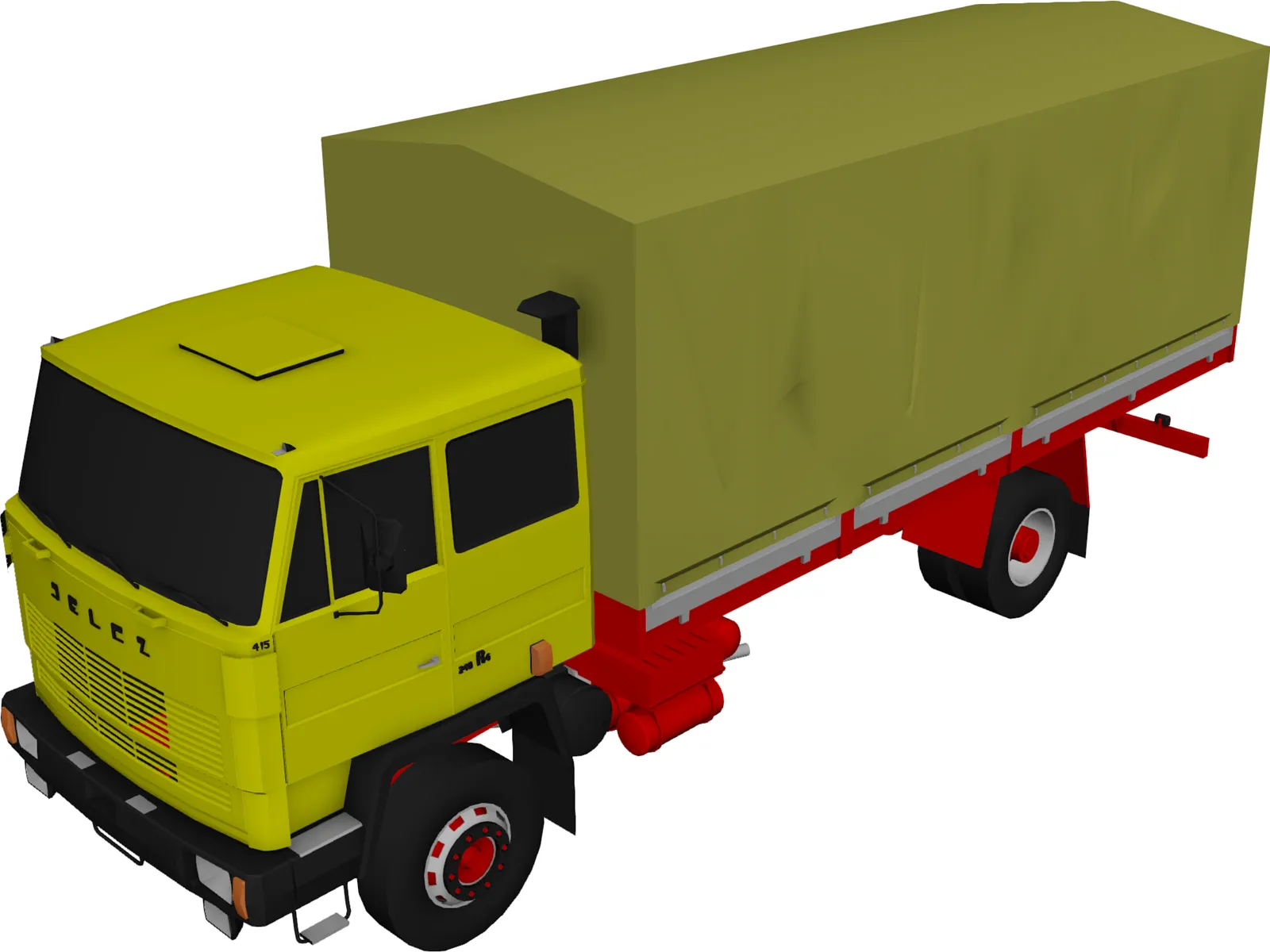 Jelcz 415 3D Model main preview