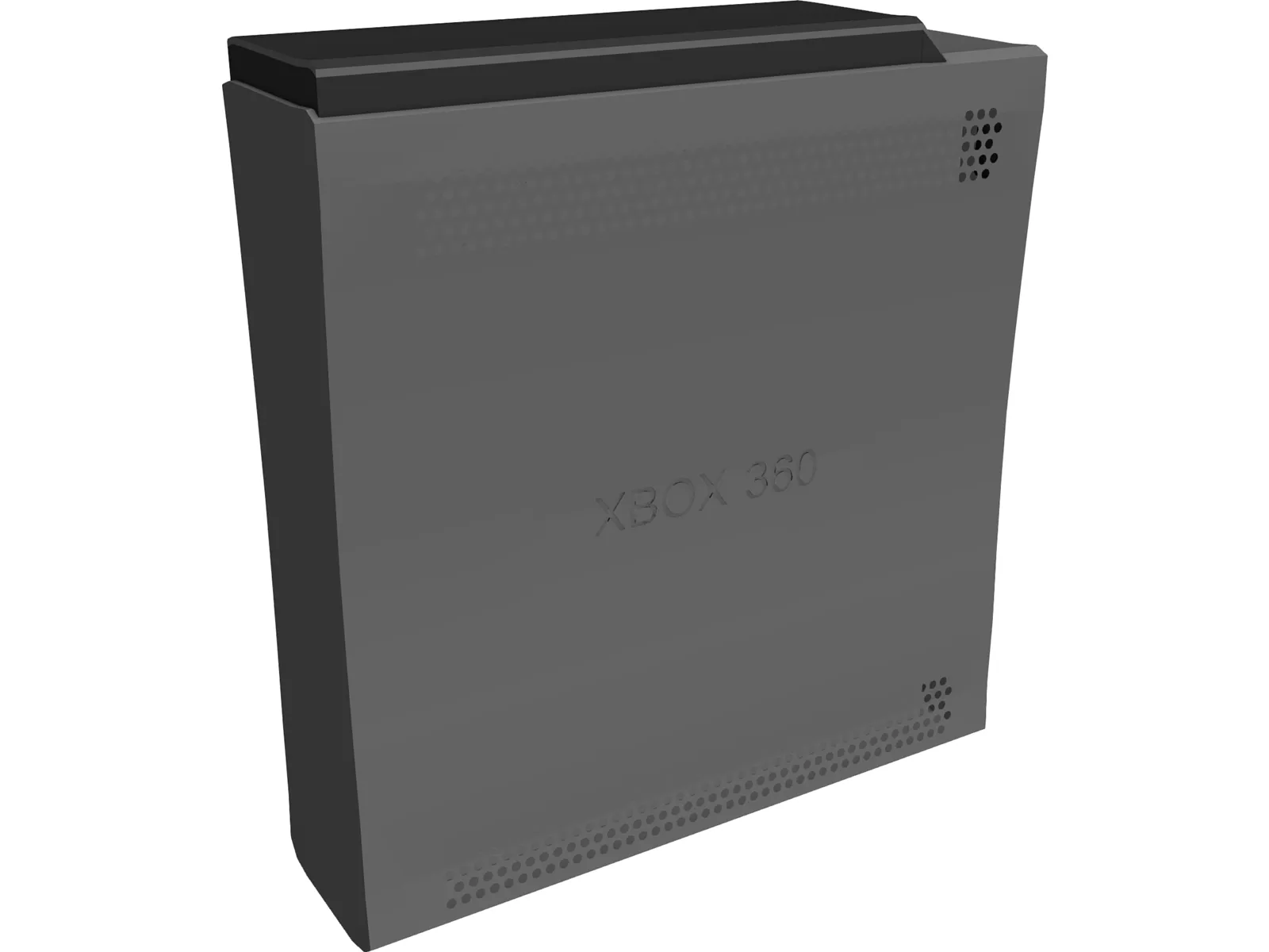 XBox 360 Console 3D Model main preview