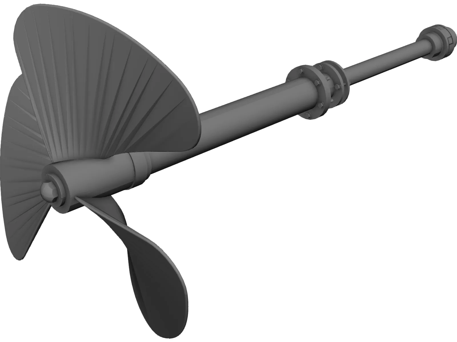 Helice Motor 3D Model main preview