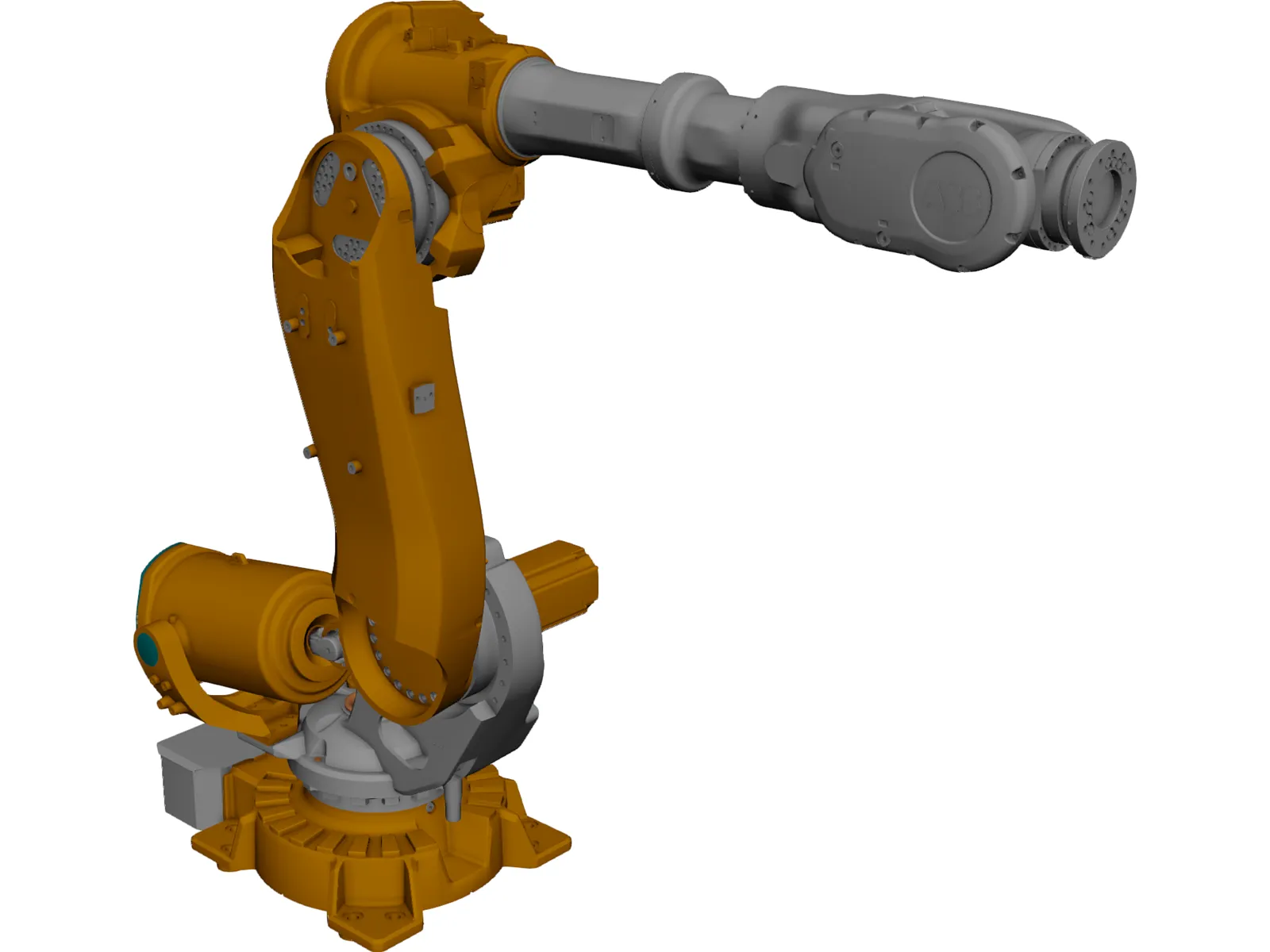 ABB IRB6640 Robot 3D Model main preview