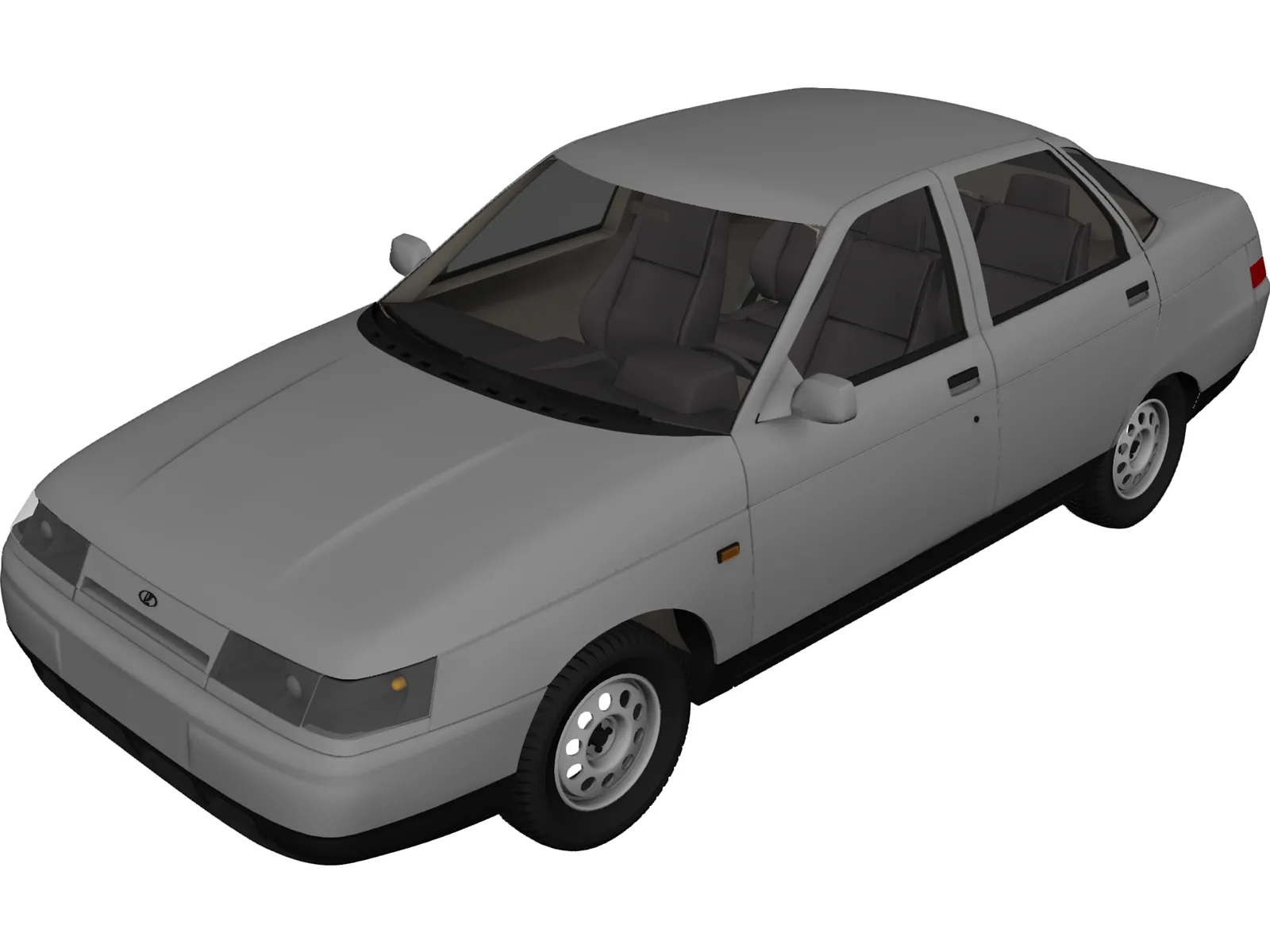 VAZ 2110 3D Model main preview
