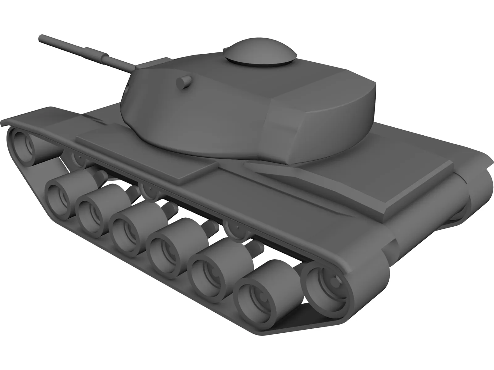 M60A3 3D Model main preview