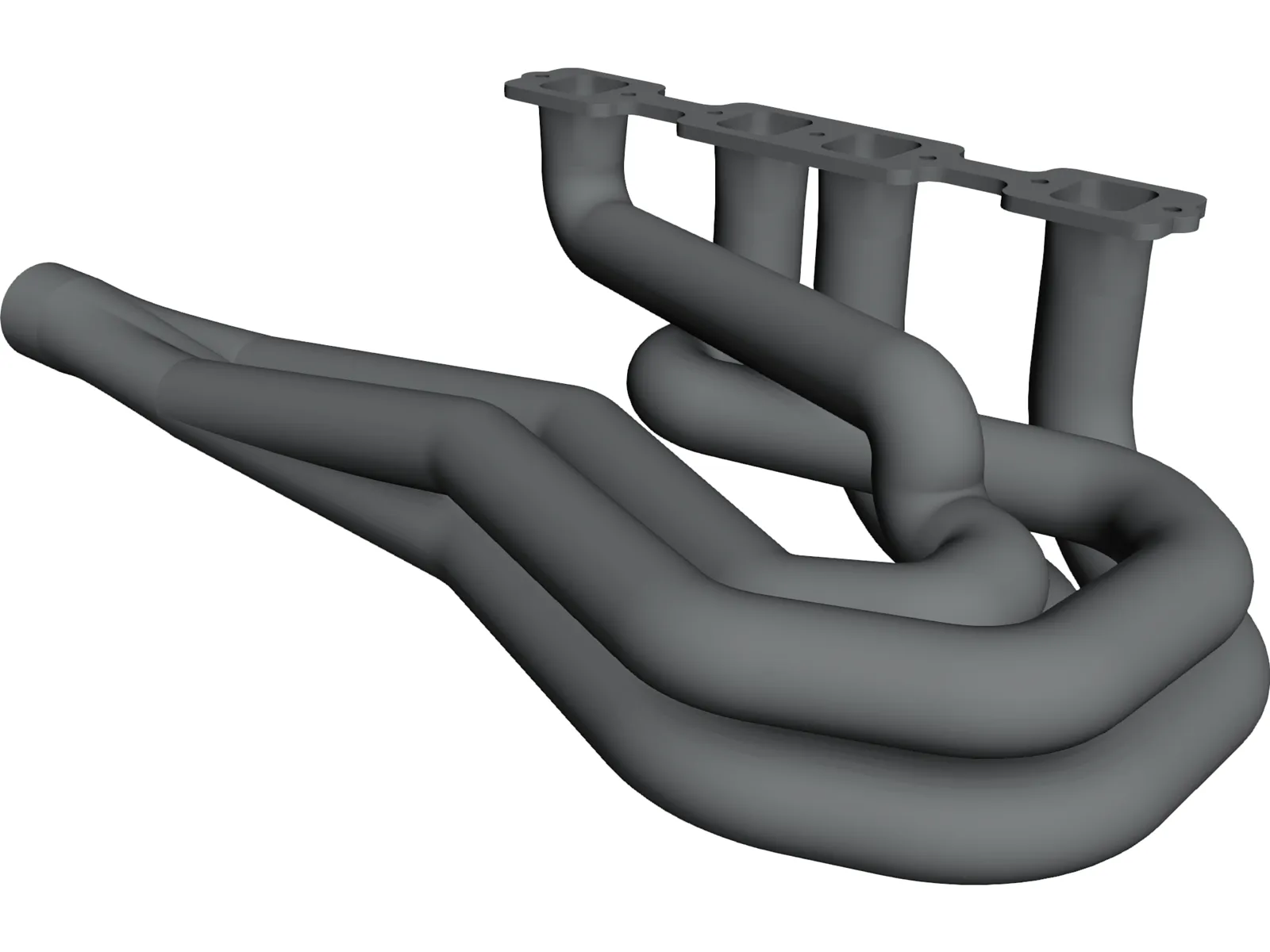Dodge header driver side 3D Model main preview